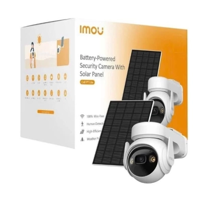 Camera IMOU AOV PT PRO 5MP 3K AURORA tích hợp tấm pin NLMT 5W 10Ah